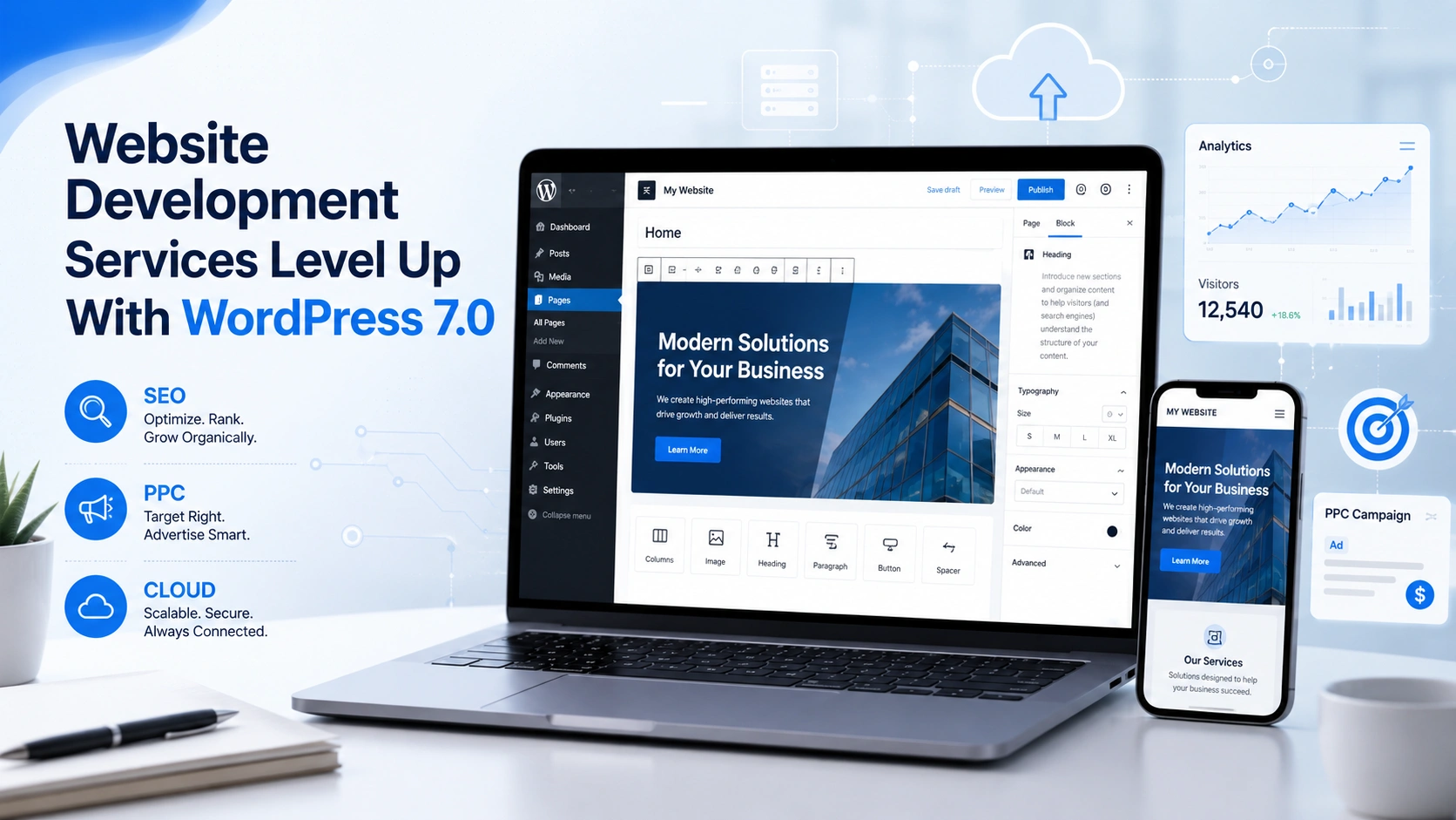 Website Development Services Level Up With WordPress 7.0
