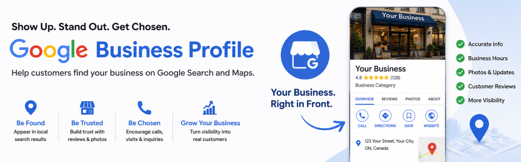 Google Business Profile helps local SEO services improve search visibility