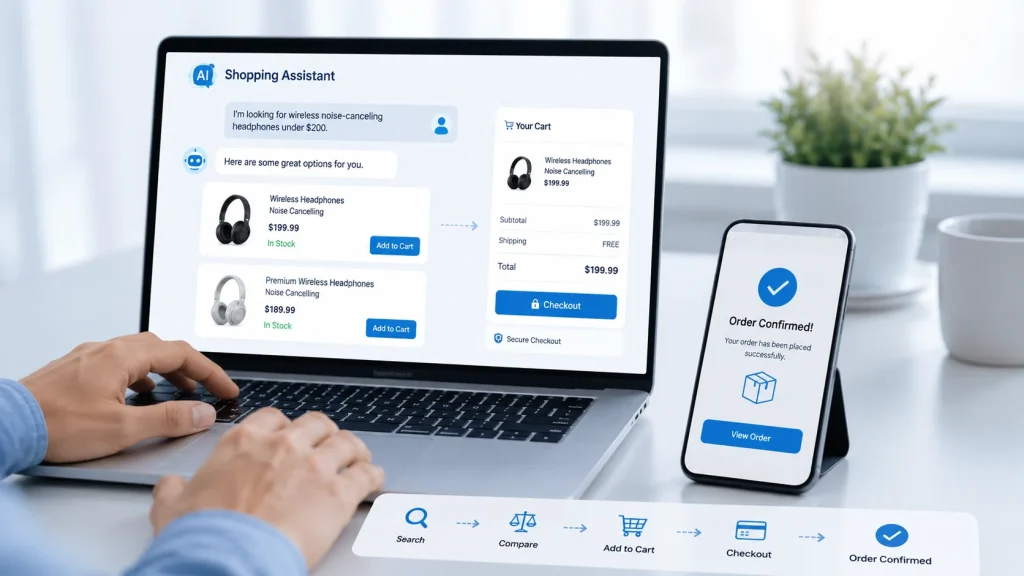 Canadian cloud providers supporting AI shopping from product search to secure purchases