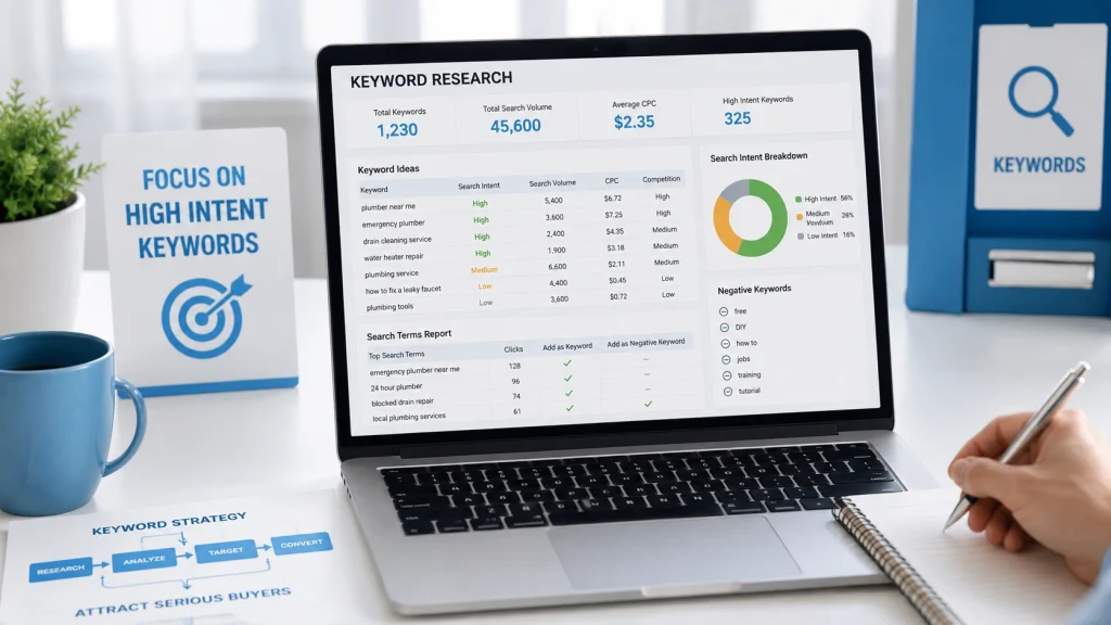 PPC services keyword research for serious buyers